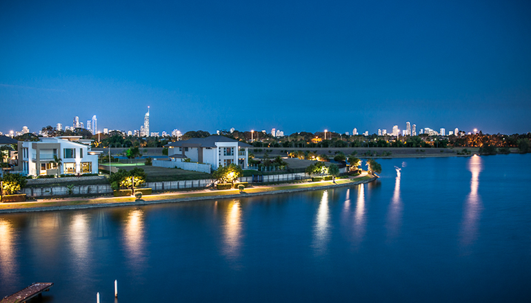 Emerald Lakes night view